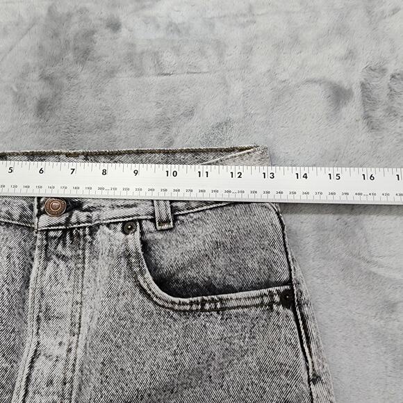 Vintage 80s Levi's Jeans Womens W28 L28 Black Acid Wash 701 Student Fit Straight - Picture 10 of 14